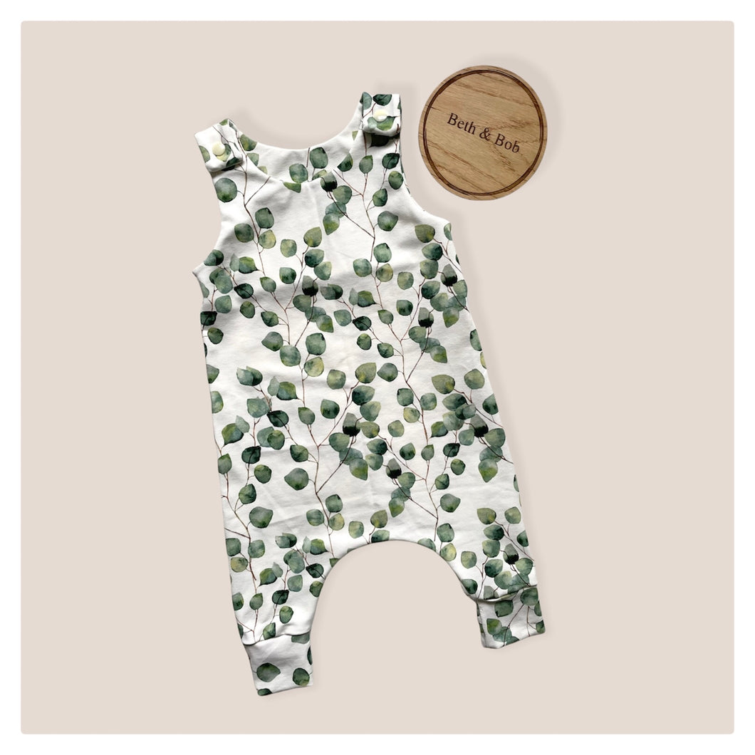 Eucalyptus Baby & Children's Romper • ORGANIC • READY TO SHIP • Kids Romper • 18-24 Months •