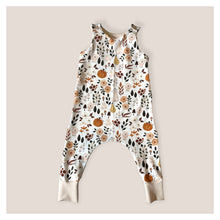 Load image into Gallery viewer, Autumn Days Pumpkins Baby &amp; Children&#39;s Romper • ORGANIC • MADE TO ORDER • Kids Romper •
