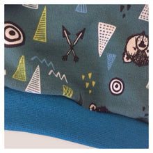 Load image into Gallery viewer, Teal Bears &amp; Arrows Baby &amp; Children&#39;s Lightweight Jumper • MADE TO ORDER • Kids Jumper •
