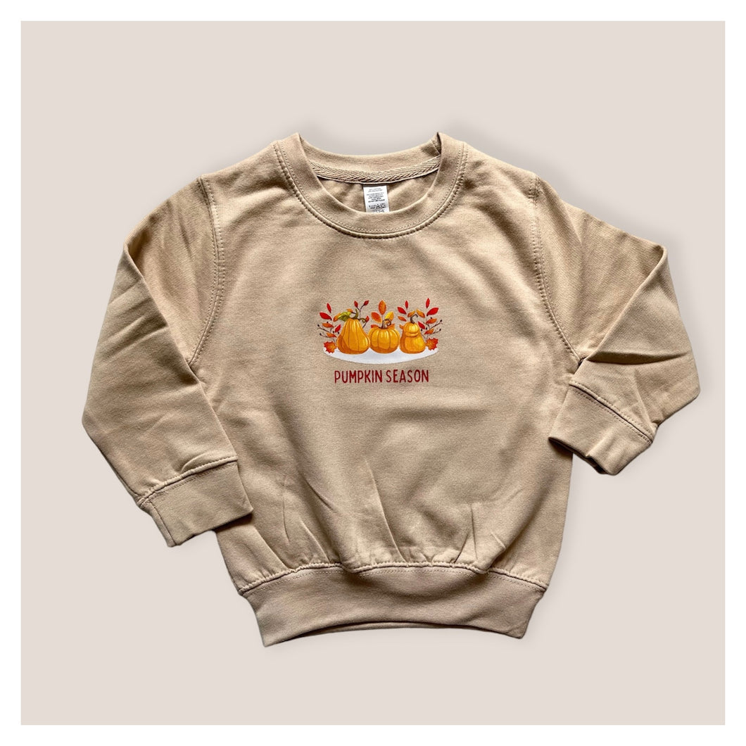 Pumpkin Season Baby & Children's Jumper • MADE TO ORDER • Kids Sweatshirt •