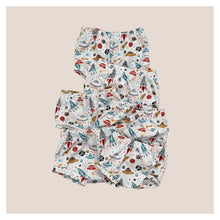 Load image into Gallery viewer, White Space Rockets Baby &amp; Children&#39;s Bummies • READY TO SHIP • Kids Shorts •
