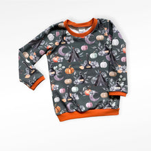 Load image into Gallery viewer, Autumn Pumpkins Baby &amp; Children&#39;s Jumper • READY TO SHIP • 12-18 Months •
