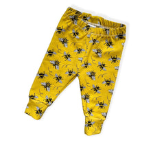 Load image into Gallery viewer, Yellow Bees Baby &amp; Children&#39;s Organic Leggings • READY TO SHIP • Kids Leggings •
