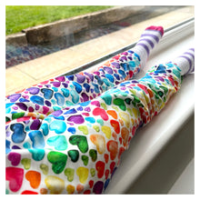 Load image into Gallery viewer, Rainbow Heart Baby &amp; Child Leggings • READY TO SHIP • Kids •
