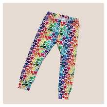 Load image into Gallery viewer, Rainbow Heart Baby &amp; Child Leggings • READY TO SHIP • Kids •
