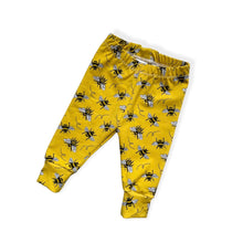 Load image into Gallery viewer, Yellow Bees Baby &amp; Children&#39;s Organic Leggings • READY TO SHIP • Kids Leggings •
