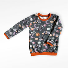 Load image into Gallery viewer, Autumn Pumpkins Baby &amp; Children&#39;s Jumper • READY TO SHIP • 12-18 Months •
