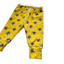 Load image into Gallery viewer, Yellow Bees Baby &amp; Children&#39;s Organic Leggings • READY TO SHIP • Kids Leggings •
