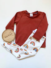 Load image into Gallery viewer, Autumn Rainbows Baby &amp; Children&#39;s Leggings • ORGANIC • MADE TO ORDER • Kids Leggings •
