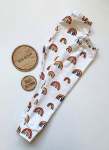 Load image into Gallery viewer, Autumn Rainbows Baby &amp; Children&#39;s Leggings • ORGANIC • MADE TO ORDER • Kids Leggings •
