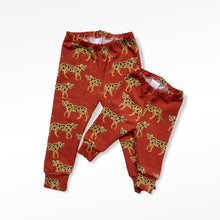 Load image into Gallery viewer, Rusty Leopard Baby &amp; Child Leggings • Organic • READY to SHIP • Kids •
