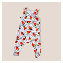 Load image into Gallery viewer, White Watermelons Baby &amp; Children&#39;s Romper • MADE TO ORDER • Kids Romper •
