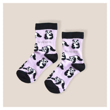 Load image into Gallery viewer, &#39;Save The Pandas&#39; Bamboo Socks for Kids • READY TO SHIP •
