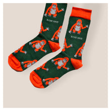 Load image into Gallery viewer, &#39;Save The Orangutans&#39; Bamboo Socks for Kids • READY TO SHIP •
