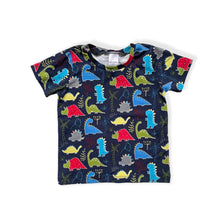 Load image into Gallery viewer, Navy Dinosaurs Baby &amp; Children&#39;s T-Shirt • READY TO SHIP • Kids • 2-3 Years •
