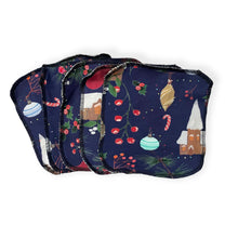 Load image into Gallery viewer, Reusable Baby &amp; Children&#39;s Wipes • Christmas Scene • READY TO SHIP •
