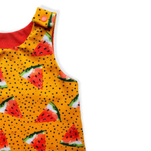 Load image into Gallery viewer, Orange Watermelons Baby &amp; Children&#39;s Romper • MADE TO ORDER • Kids Romper •
