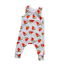 Load image into Gallery viewer, White Watermelons Baby &amp; Children&#39;s Romper • MADE TO ORDER • Kids Romper •
