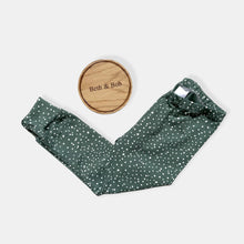 Load image into Gallery viewer, Dusty Green Spotty Baby &amp; Children&#39;s Leggings • MADE TO ORDER • Kids Leggings •
