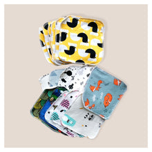 Load image into Gallery viewer, Reusable Wipes • Assorted Colours • READY TO SHIP • Baby &amp; Children&#39;s •
