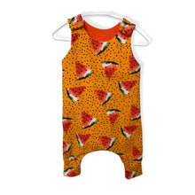 Load image into Gallery viewer, Orange Watermelons Baby &amp; Children&#39;s Romper • MADE TO ORDER • Kids Romper •
