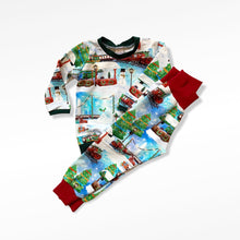 Load image into Gallery viewer, Christmas Trains Baby &amp; Children&#39;s Lightweight Joggers • MADE TO ORDER • Kids Joggers •
