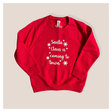 Load image into Gallery viewer, Santa Claus is Coming to Town Baby &amp; Children&#39;s Sweatshirt • MADE TO ORDER • Kids •
