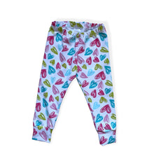 Load image into Gallery viewer, Pastel Hearts Baby &amp; Children&#39;s Leggings • READY TO SHIP • Kids •
