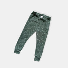 Load image into Gallery viewer, Dusty Green Spotty Baby &amp; Children&#39;s Leggings • MADE TO ORDER • Kids Leggings •
