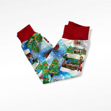 Load image into Gallery viewer, Christmas Trains Baby &amp; Children&#39;s Lightweight Joggers • MADE TO ORDER • Kids Joggers •
