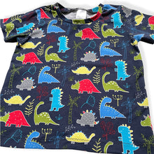 Load image into Gallery viewer, Navy Dinosaurs Baby &amp; Children&#39;s T-Shirt • READY TO SHIP • Kids • 2-3 Years •
