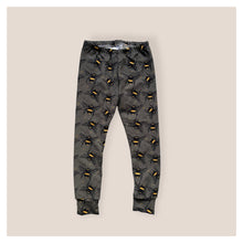 Load image into Gallery viewer, Grey Bees Baby and Children&#39;s Leggings • READY TO SHIP • Kids •
