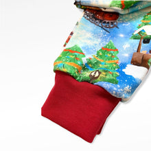 Load image into Gallery viewer, Christmas Trains Baby &amp; Children&#39;s Lightweight Joggers • MADE TO ORDER • Kids Joggers •
