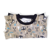 Load image into Gallery viewer, Grey Bears &amp; Teepees Baby &amp; Children&#39;s Lightweight Jumper • MADE to ORDER • Kids Jumper •
