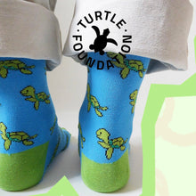 Load image into Gallery viewer, &#39;Save The Turtles&#39; Bamboo Socks for Kids • READY TO SHIP •
