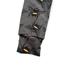 Load image into Gallery viewer, Grey Bees Baby and Children&#39;s Leggings • READY TO SHIP • Kids •
