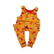 Load image into Gallery viewer, Orange Watermelons Baby &amp; Children&#39;s Romper • MADE TO ORDER • Kids Romper •
