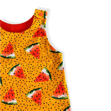 Load image into Gallery viewer, Orange Watermelons Baby &amp; Children&#39;s Romper • MADE TO ORDER • Kids Romper •
