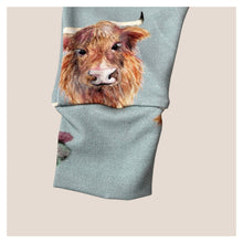 Load image into Gallery viewer, Highland Cow Baby &amp; Children&#39;s Romper • READY TO SHIP • Kids Romper •
