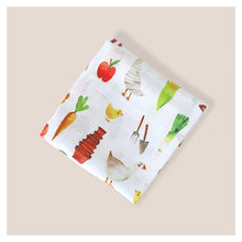 Load image into Gallery viewer, Muslin Square Cloth • Farmyard • READY TO SHIP • Baby Accessories •
