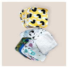 Load image into Gallery viewer, Reusable Wipes • Assorted Colours • READY TO SHIP • Baby &amp; Children&#39;s •
