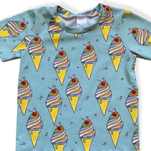 Load image into Gallery viewer, Blue Ice Creams Baby &amp; Children&#39;s T-Shirt • Organic • READY TO SHIP •
