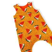 Load image into Gallery viewer, Orange Watermelons Baby &amp; Children&#39;s Romper • MADE TO ORDER • Kids Romper •
