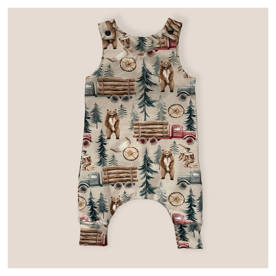 Bears & Trucks Baby & Children's Romper • READY TO SHIP • Kids •