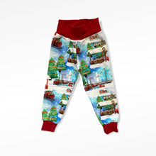 Load image into Gallery viewer, Christmas Trains Baby &amp; Children&#39;s Lightweight Joggers • MADE TO ORDER • Kids Joggers •
