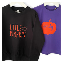 Load image into Gallery viewer, Personalised Pumpkin Baby &amp; Children&#39;s T-Shirt • MADE TO ORDER • Kids •
