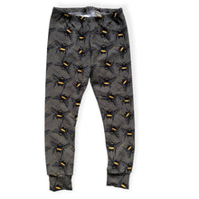 Load image into Gallery viewer, Grey Bees Baby and Children&#39;s Leggings • READY TO SHIP • Kids •
