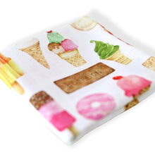 Load image into Gallery viewer, Muslin Square Cloth • Sweets • READY TO SHIP • Baby Accessories •
