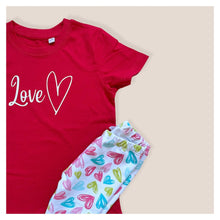 Load image into Gallery viewer, Pastel Hearts Baby &amp; Children&#39;s Leggings • READY TO SHIP • Kids •
