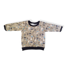 Load image into Gallery viewer, Grey Bears &amp; Teepees Baby &amp; Children&#39;s Lightweight Jumper • MADE to ORDER • Kids Jumper •
